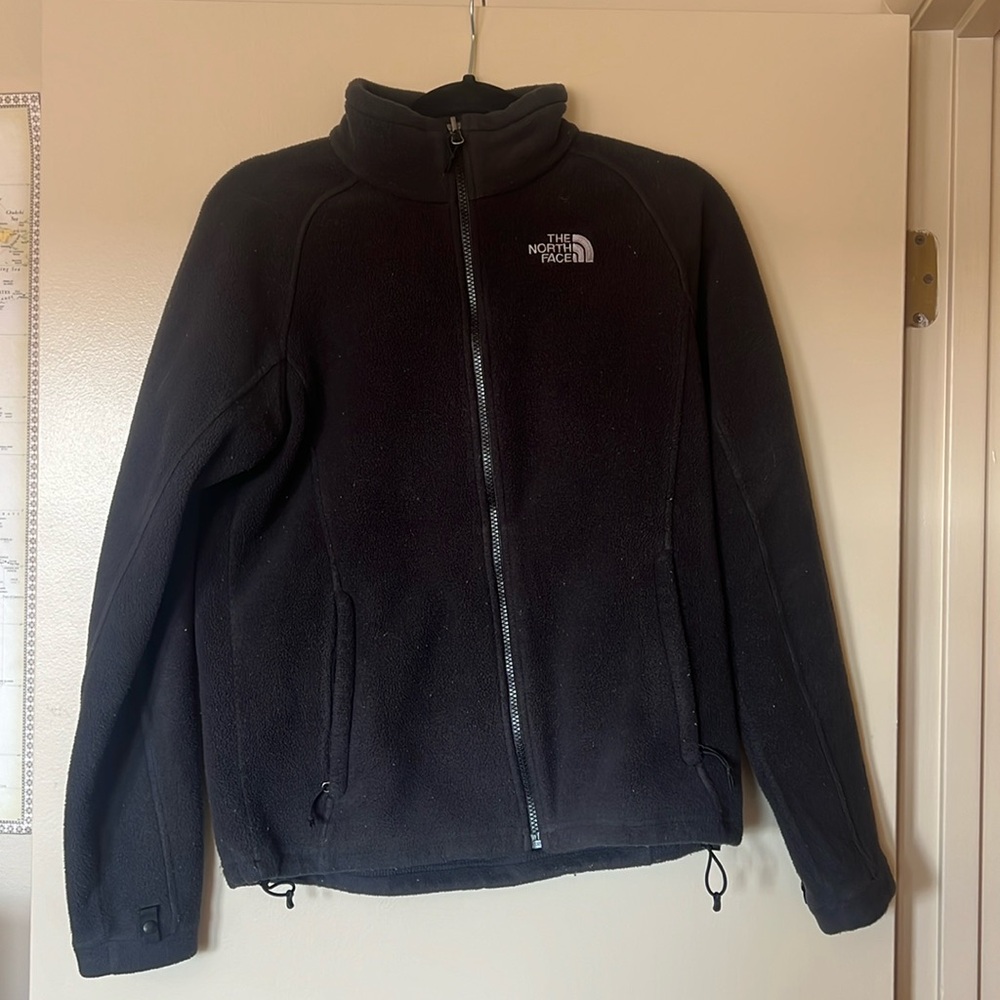 North face blackk zip up jacket